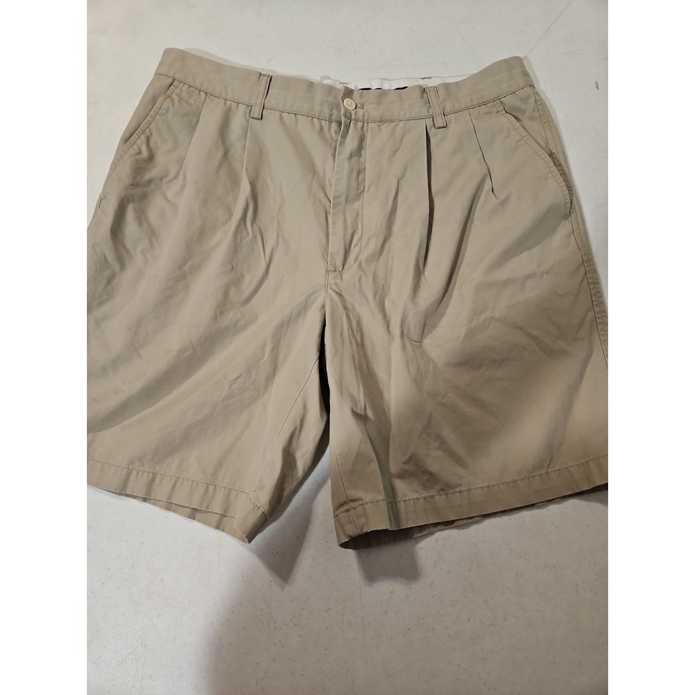 Vineyard Vines Links Shorts 38 Men's Khaki Flat Front 9" Inseam Performance(1836